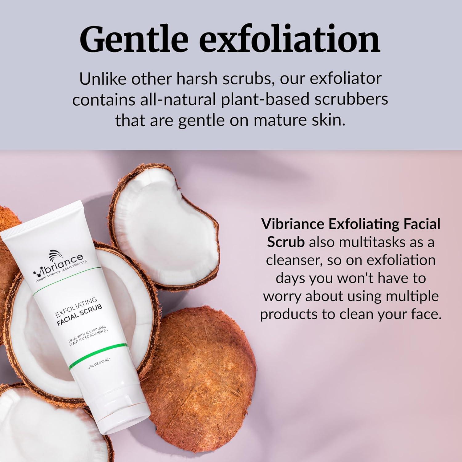image:imageVibriance UltraGentle Face Scrub 4 fl oz  Exfoliating Facial Wash Unclogs Pores  Sulfate and ParabenFree Exfoliator For All Skin Types  Made with Natural Ingredients