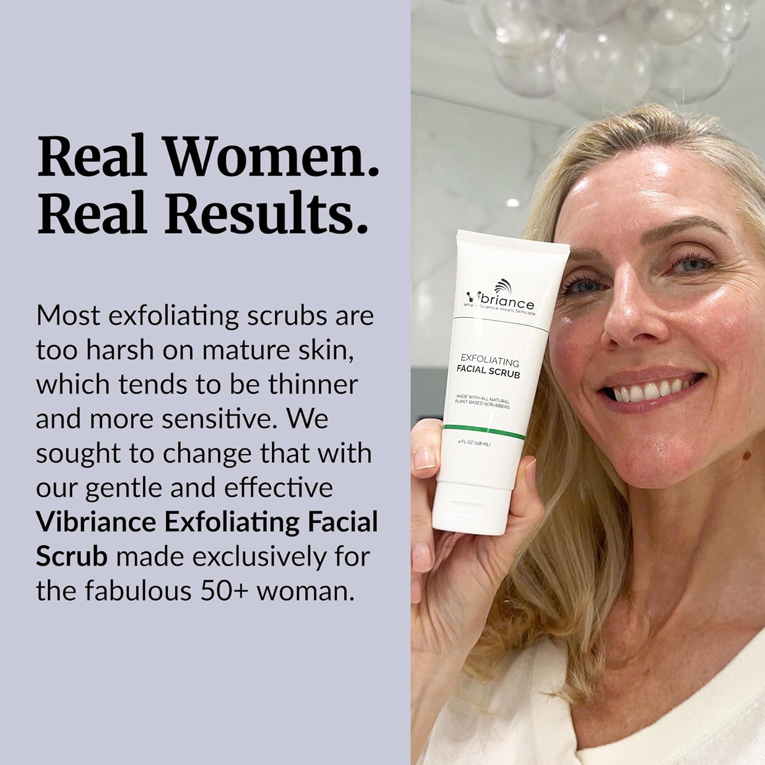 image:imageVibriance UltraGentle Face Scrub 4 fl oz  Exfoliating Facial Wash Unclogs Pores  Sulfate and ParabenFree Exfoliator For All Skin Types  Made with Natural Ingredients