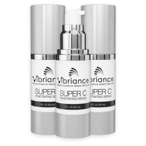 Vibriance Super C Serum for Mature Skin – All-in-One Vitamin Formula Hydrates, Firms, Lifts, Smooths, Targets Age Spots, Wrinkles, 1 fl oz – Pack of 2(1 Fl Oz (Pack of 3))